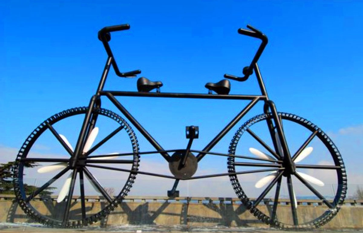 Unusual Bicycle Monuments from Ashgabat to Tbilisi